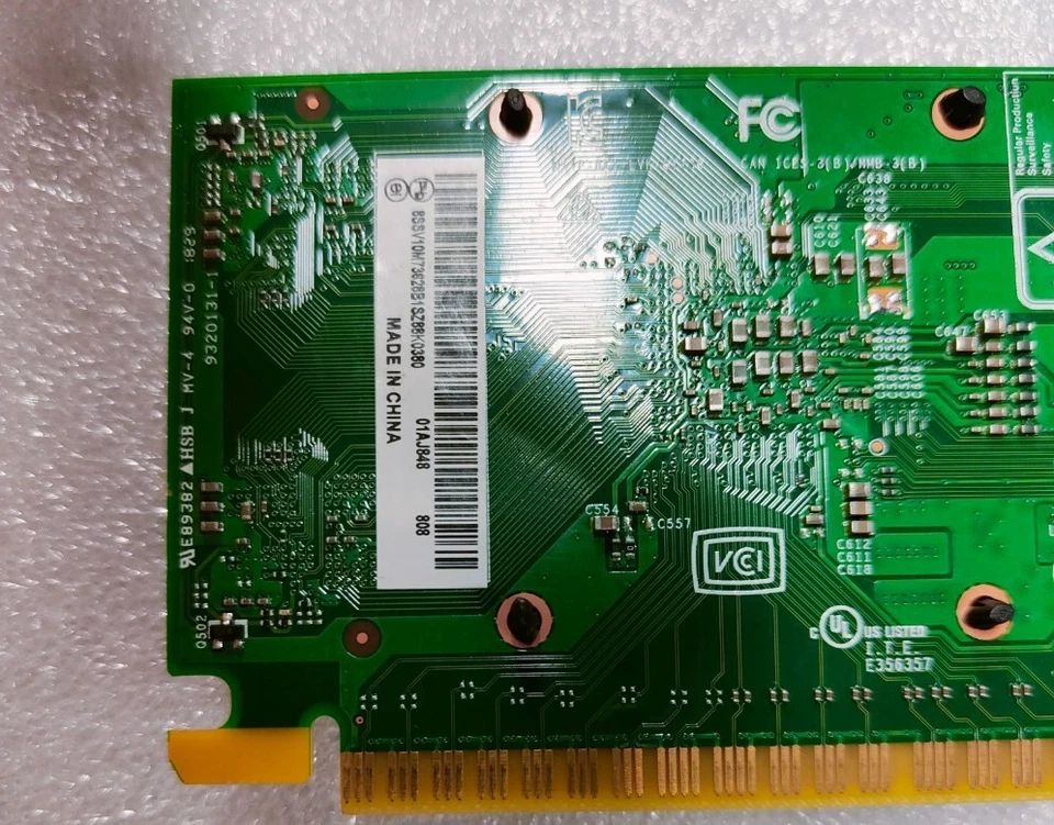Lenovo IBM FRU 01AJ848 NVIDIA GeForce GT730 GDDR5 2GB 2x DP Video Graphics Card - Image 3 of 4