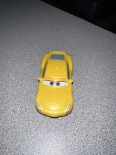 Disney Pixar Cars Cruz Ramirez Plastic Yellow Car Vehicle 1:55 scale 