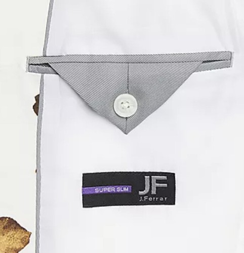 JF J.Ferrar Cotton Mens Floral Stretch Fabric Slim Fit Sport Coat New ($140) 36 - Picture 4 of 5
