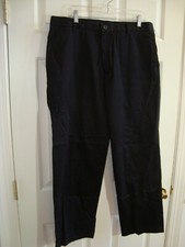 Dockers Signature 36 x 30" Men's Pants Black Classic Fit No Pleats Cotton