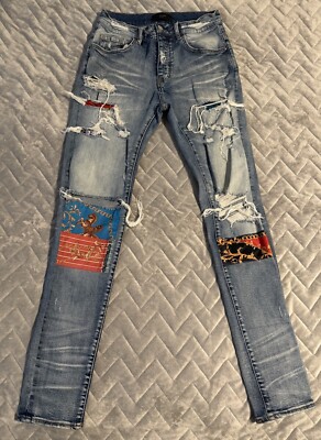 Amiri Jeans Art Patch Bandana Jeans Size(Men) 31