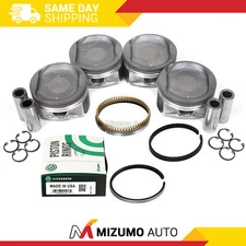 Pistons w/ Rings fit 01-05 Toyota Camry Rav4 2.4L DOHC 2AZFE