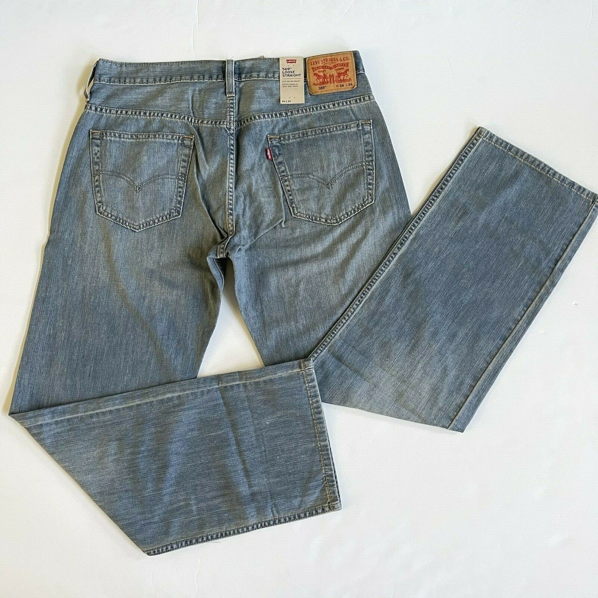 Levi’s 00s 569 loose straight denim W34 569™ Loose Straight Fit Men's Jeans - Light Wash | Levi's® US