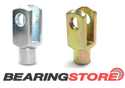 CLEVIS FORK YOKE ROD END JOINT - SHORT M4 M5 M6 M8 M10 M12 *RIGHT HAND THREAD*