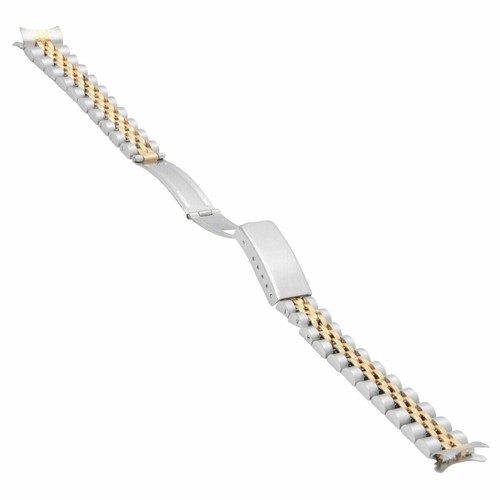 JUBILEE WATCH BAND LADY FOR 26MM ROLEX DATE DATEJUST 13MM LUGS TWO TONE HEAVY - Picture 5 of 6