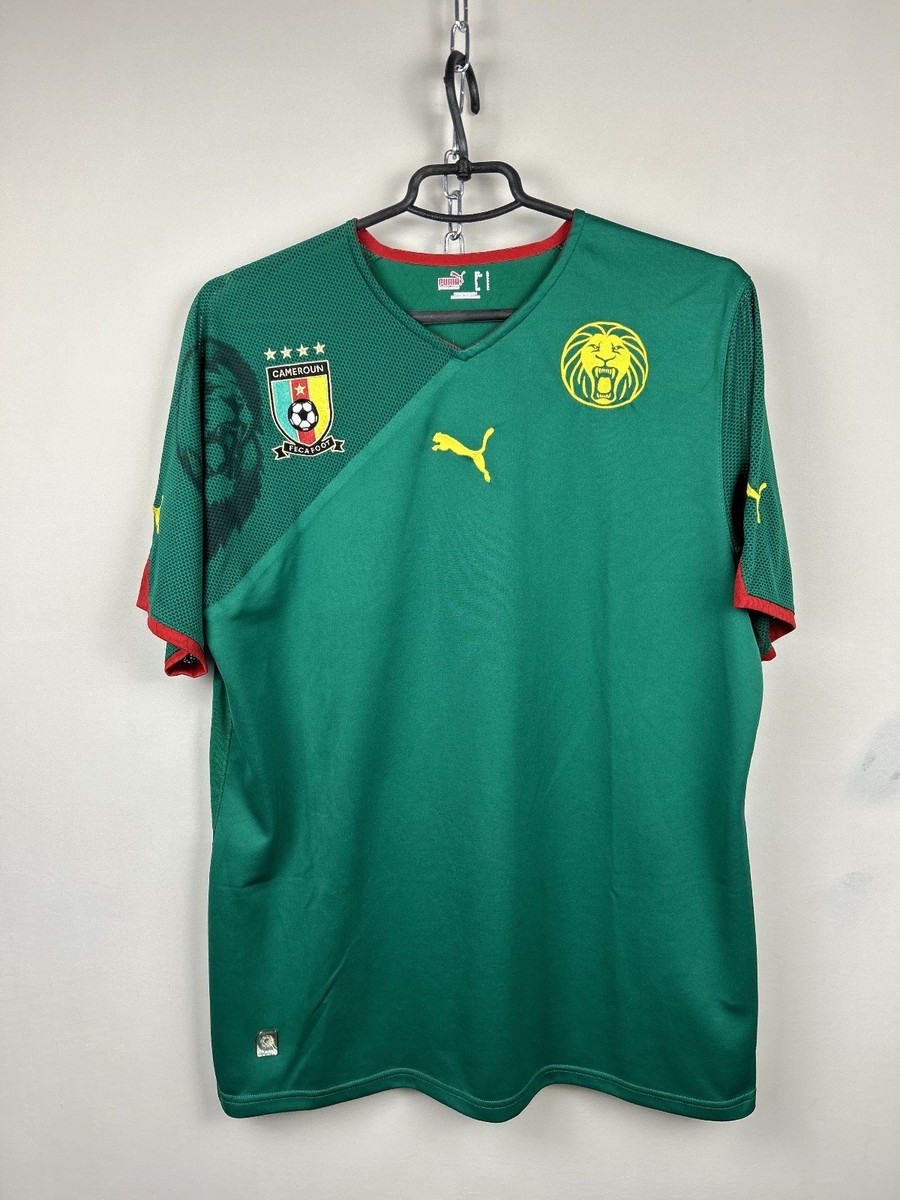 Cameroon 2009 2011 Home Football Shirt Puma Jersey Size L Soccer