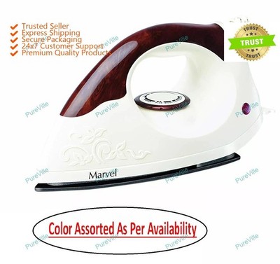Morphy Richards Marvel Dry Iron 1000 W with Teflon Coated Non-Stick Soulplate
