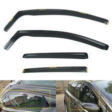 4-Tlg transparente Wind-Regenabweiser Windschutz für Ford Kuga II 5-Tür SUV