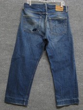 VINTAGE 1960's LEVI'S 501 RED TAB REDLINE SELVEDGE DENIM JEANS PANTS USA 32x25