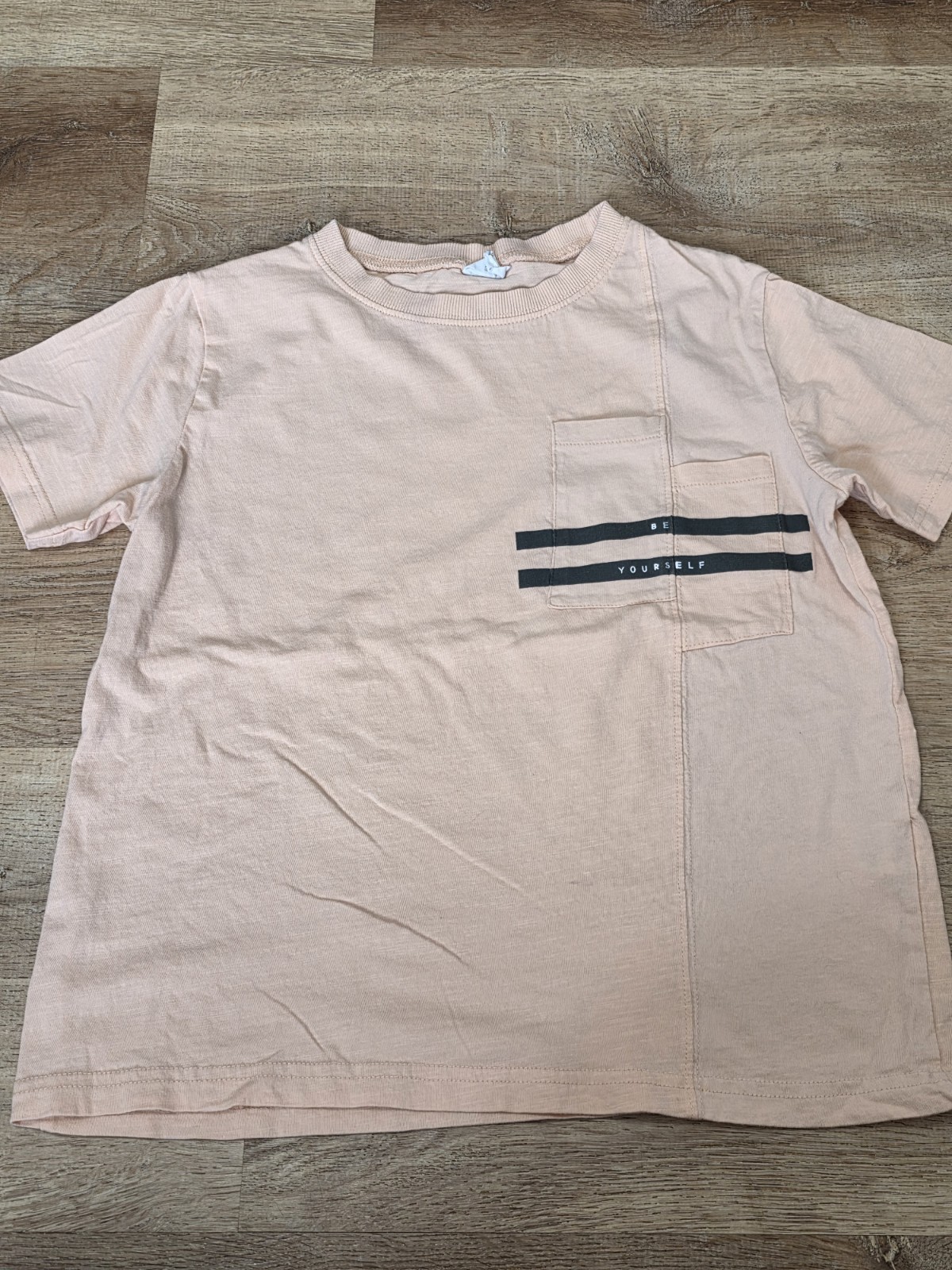 Zara Kids Boy's Summer Peach Short Sleeve T-Shirt Size 8
