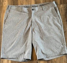 Ben Hogan Golf Stretch Moisture Wicking Heather Gray Shorts Sz 40 New No Tag