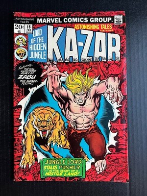 ASTONISHING TALES #16 Featuring Ka-Zar February 1973 Vintage Comic
