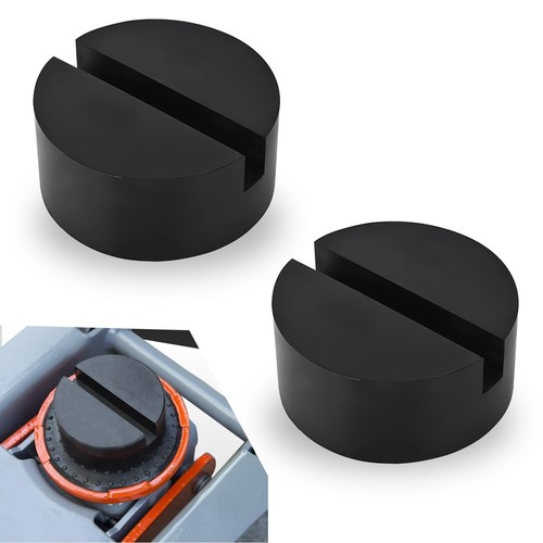 Pack-2 Floor Jack Rubber Pads, Universal Jack Stand Pad Adapter, Anti-Slip Ja...