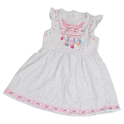 My First Chicco, Kleid, Größe: 80, Grau/Mehrfarbig #aCH