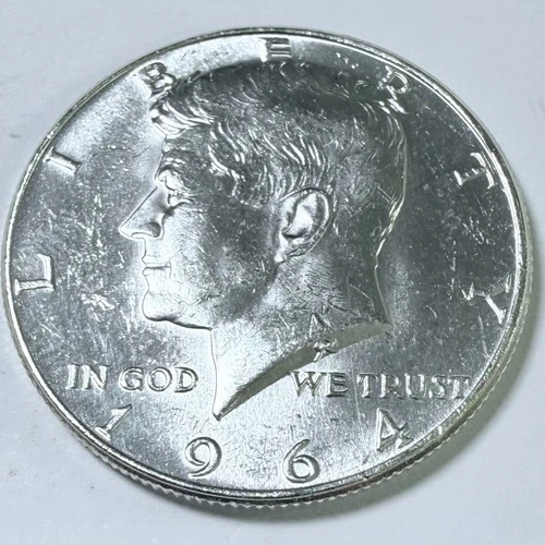 1964 KENNEDY HALF DOLLAR BU/ UNCIRCULATED 90% SILVER MINT STATE #5950