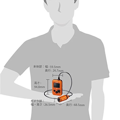 Panasonic HX-A500 Wearable 4K POV Camcorder Orange from Japan - Image 2 of 2