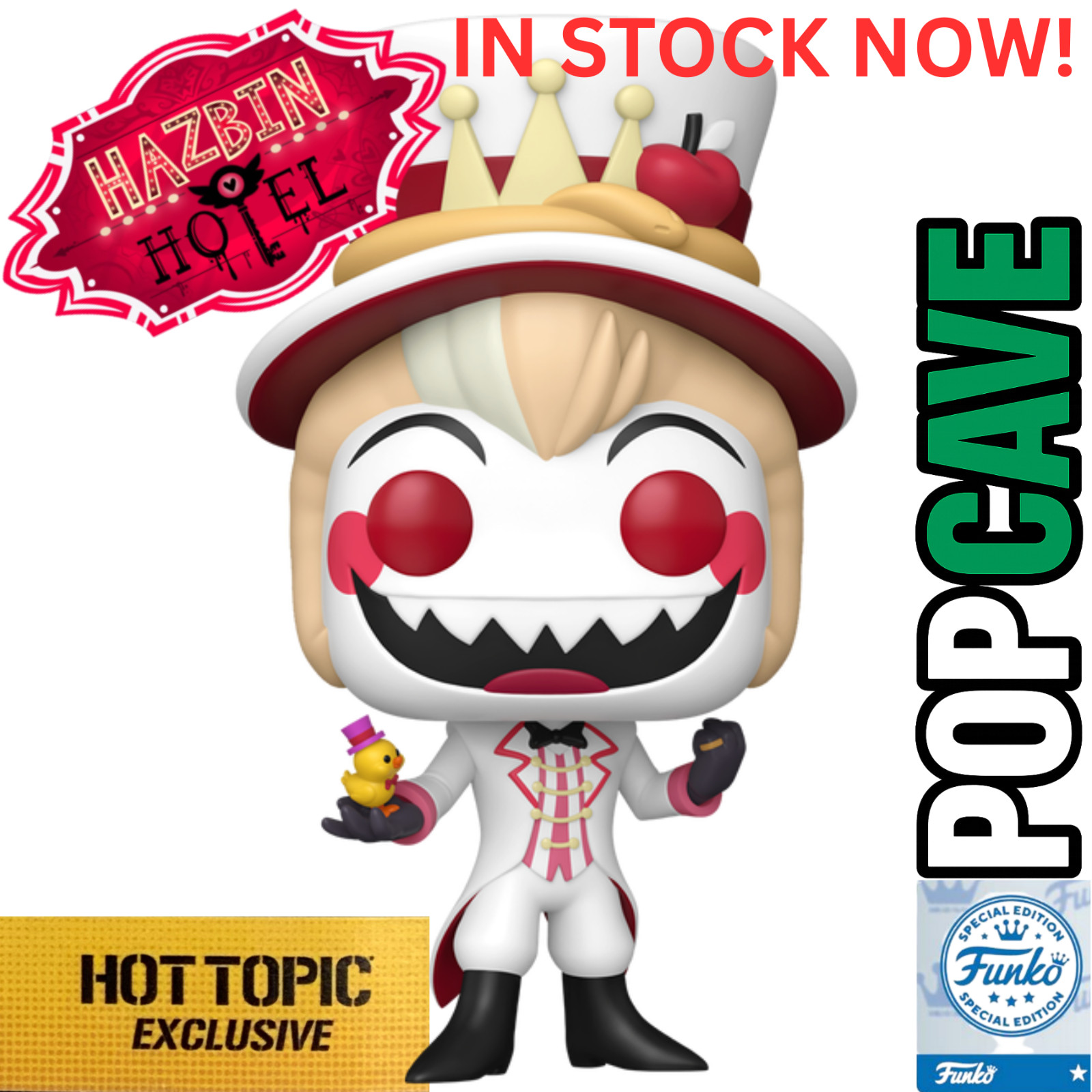 Funko Pop Cave HAZBIN HOTEL: LUCIFER (with Rubber Duck) Hot 