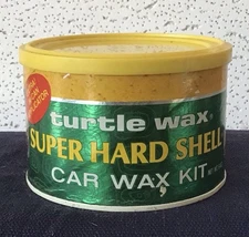 Vintage Turtle Wax Super Hard Shell Car Wax Kit