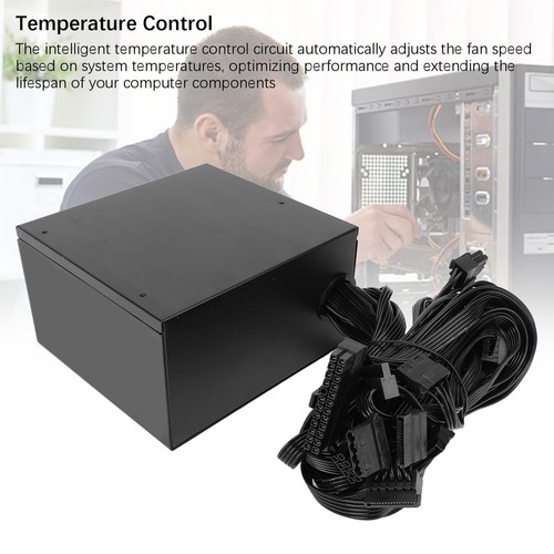 Fuente de alimentación ATX de 700 W con ventilador de refrigeración estuche de escritorio fuente de alimentación soporte Dou nuevo - Imagen 12 de 12