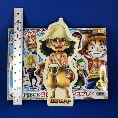 2011 Sentinel Japan | One Piece | BIG 3D SIGN (USOPP) 9  Figure Toy RARE Decor