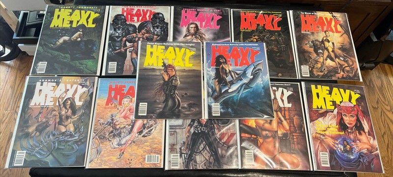 Heavy Metal Magazine 1992 & 1994 12 Issue Lot! Adult Fantasy {Full Run}