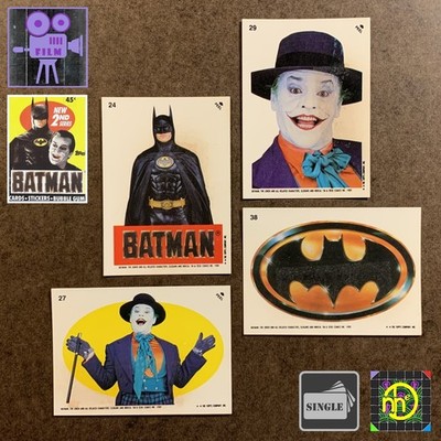 1989 Topps Batman Series 2 - Sticker Singles - Pick Choose - GUM STAINS
