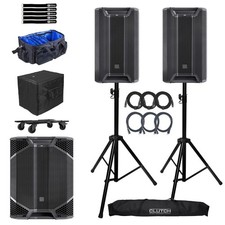 LD Systems ICOA PRO 12 A 12" Powered Speaker 2-Pack with 21" Subwoofer