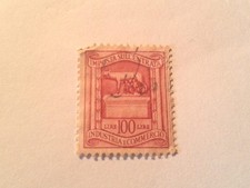 Italia 1946 Imposta sull'entrata industria e commercio Lire 100 usata MB109