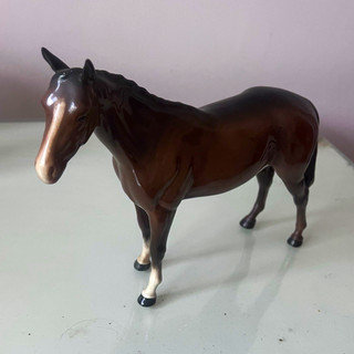 Beswick Brown Horse Ceramic Pottery Ornament Figurine Unmounted Collectable