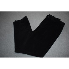 Brooks Brothers Clark Corduroy Pants Mens 33x30 Black Straight Leg Cotton 1818