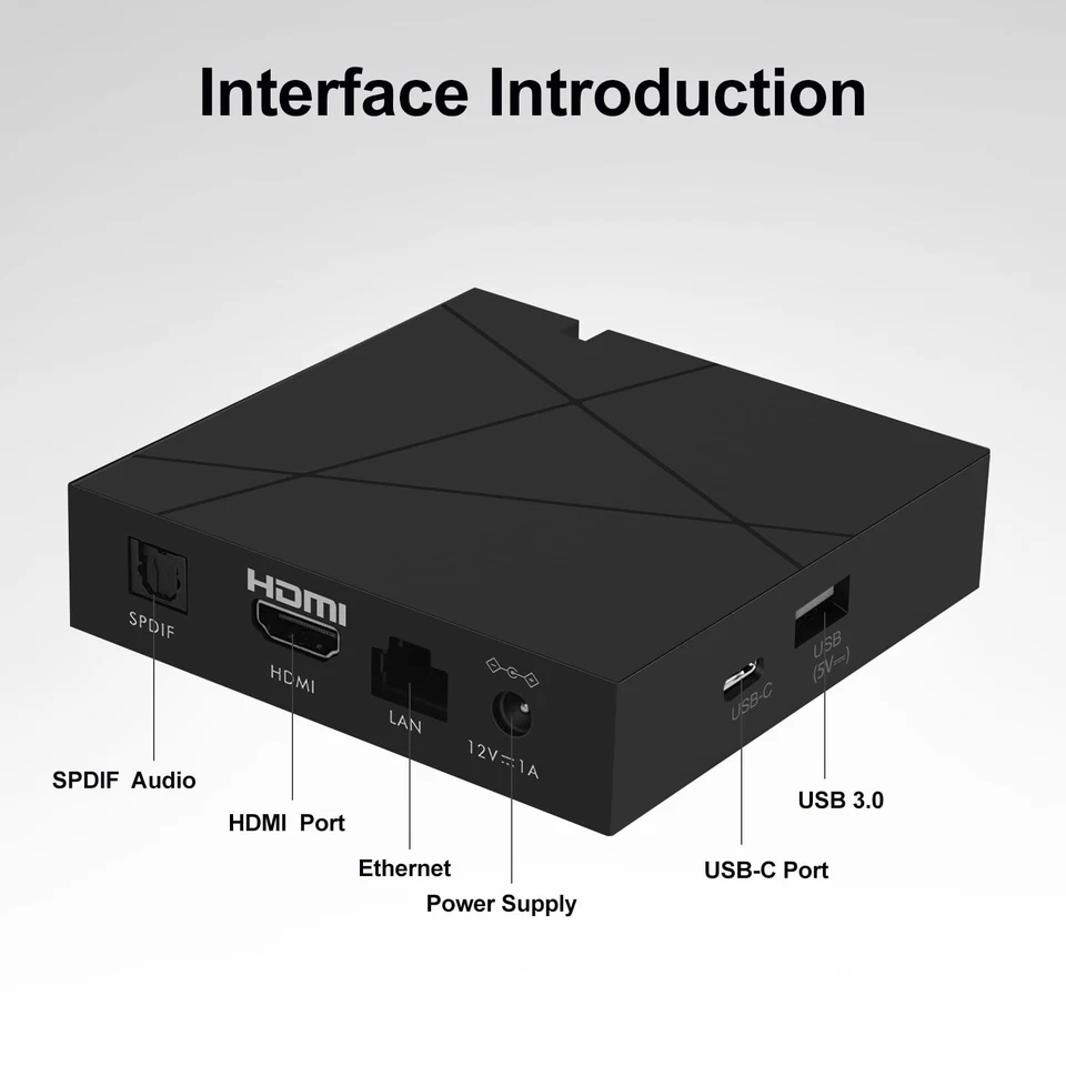 Google TV Box 4K Ultra HD Streaming Media Player 4GB RAM 32GB Smart Android TV - Immagine 4 di 4