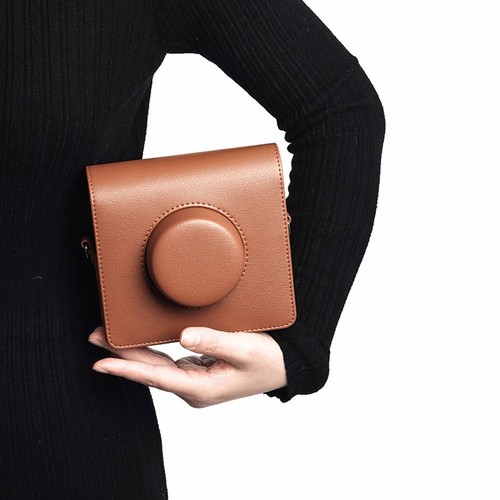 Kompaktowa torba na aparat ze skóry PU f??r Instax WideEvo design przyjazny dla podróży - Zdjęcie 5 z 15