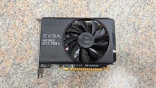 EVGA GEFORCE GTX 750 Ti Video Card in Good Used Condition 2GB