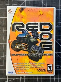 Dreamcast Red Dog You Choose Custom Case Color - NO Game or Manual