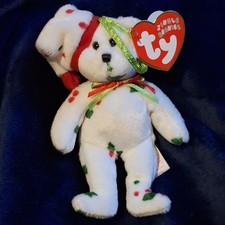 1998 Holiday Teddy Ty Beanie Baby Bear LTD EDITION / SOLD IN STORES VHTF M/NM C