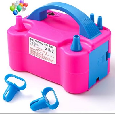 Tragbare 600 W elektrische Ballonpumpe Inflator Luft Hochleistungsgebläse Party UK Stecker