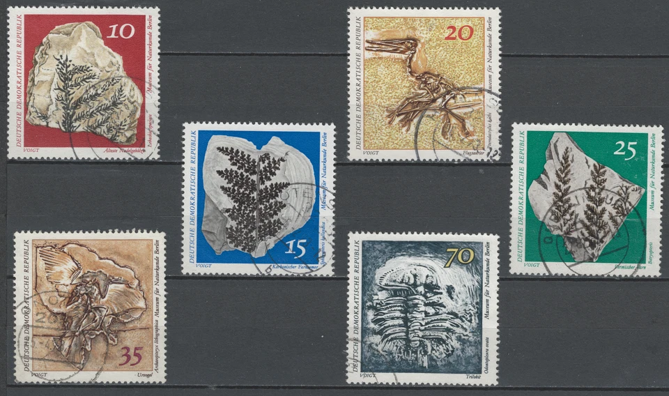 Briefmarken DDR Michel Nr. 1822 - 1827 Museum für Naturkunde gestempelt - Bild 1 von 1