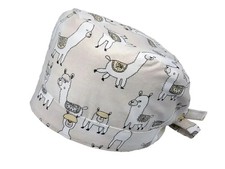 OP Haube mit Alpaca Muster