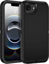 Phone Case For Apple iPhone 16e Heavy Duty Shockproof Rugged Protective Cover