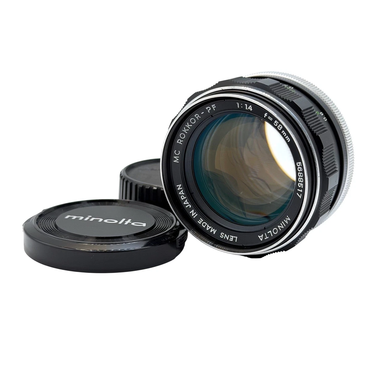 Minolta Rokkor PF 58mm Focal f/1.4 Camera Lenses for sale | eBay