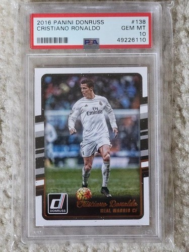 2016 Panini Donruss Cristiano Ronaldo  #138 PSA 10 Gem Mint