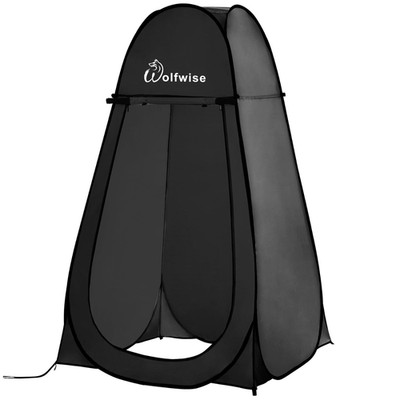 Wolfwise Pop Up Shower Tent Portable Instant Changing Tent Ventilation Window