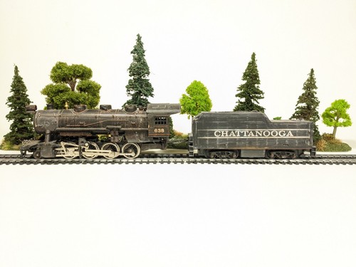 LARGE 28mm 32mm HO 2pc 15.5" TREELINE w 10 Trees Foliage Scenery Scatter #438 - Picture 5 of 18