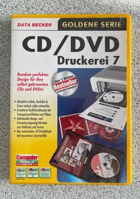 Data Becker CD/DVD Druckerei 7 Goldene Serie