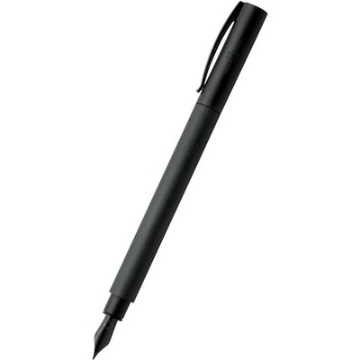 Faber Castell Ambition All Black Fountain Pen (Medium) Brand New In Box