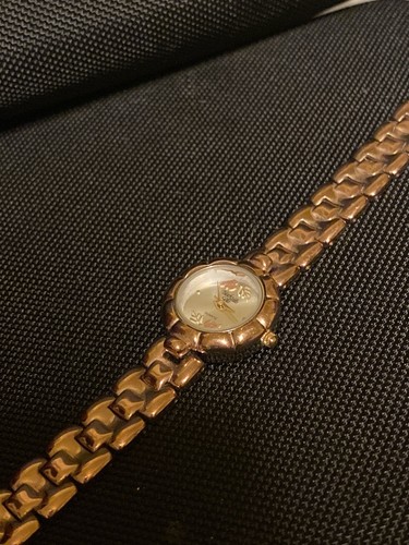 Black Hills Gold 12K GOLD Leaves ROSE GOLD Plated MADE IN USA 24MM NEW Battery - Picture 12 of 14