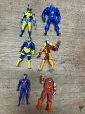 Vintage Toybiz X-MEN Diecast Mini Figures Mutants Marvel Comic 1994 Lot of 6