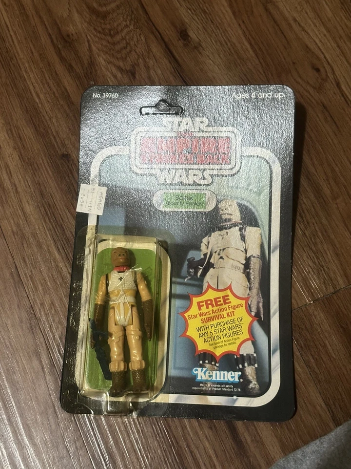 Original Star Wars Empire Strikes Back Bossk Kenner 1980 MÁS 3 figuras de acción Foto 3 de 4