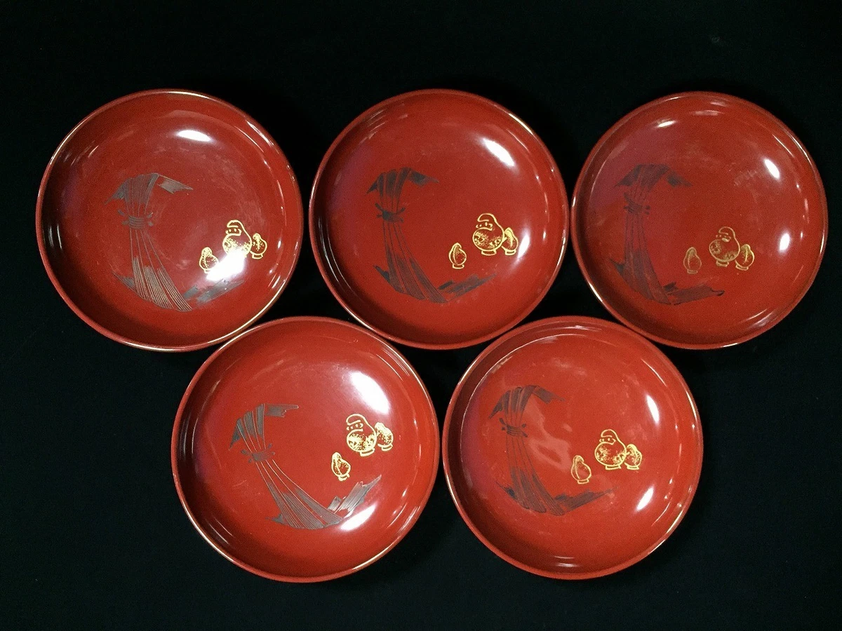 日本漆器古董盘子| eBay