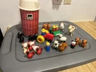Vintage 1970's Fisher Price Play Family Farm barn Little People play set 27 Piec